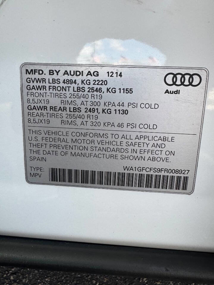 Used 2015 Audi Q3 2.0T Prestige AWD/4WD image 11