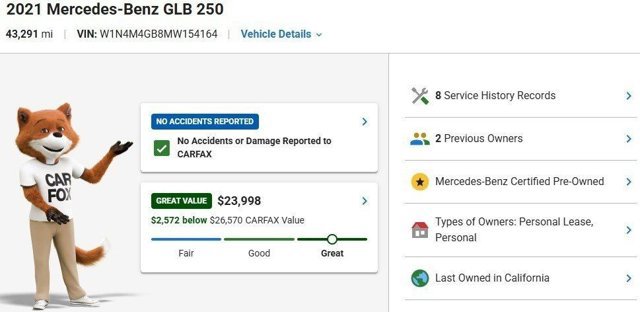 Certified 2021 Mercedes-Benz GLB 250 image 3