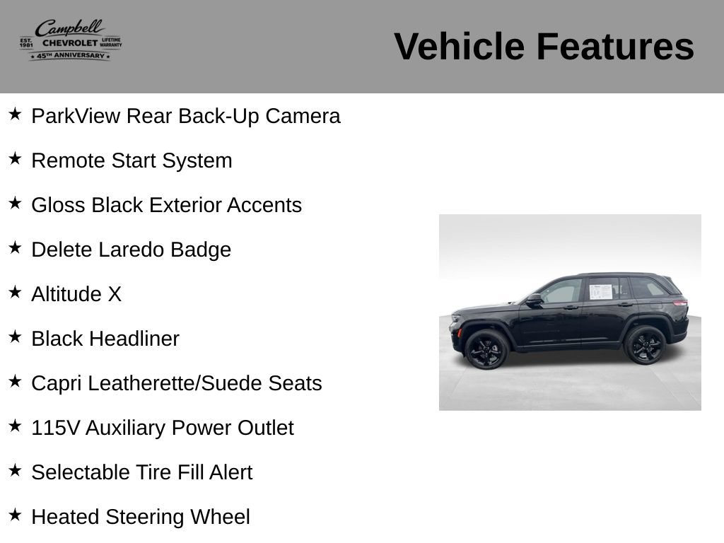 Used 2024 Jeep Grand Cherokee Altitude AWD/4WD image 16