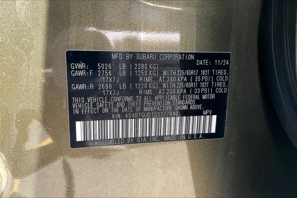 Used 2025 Subaru Outback Wilderness AWD/4WD image 37