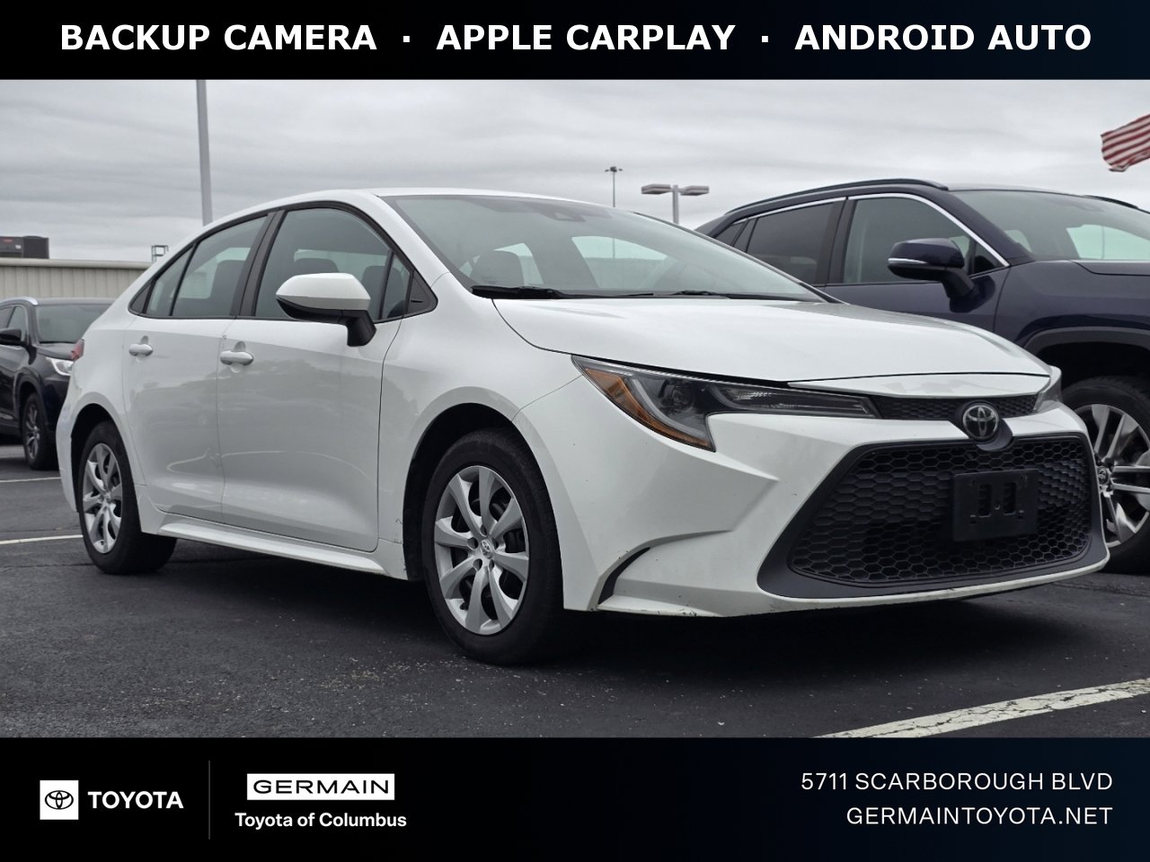 Used 2021 Toyota Corolla LE w/ Carpet Mat Package (TMS) FWD image 1