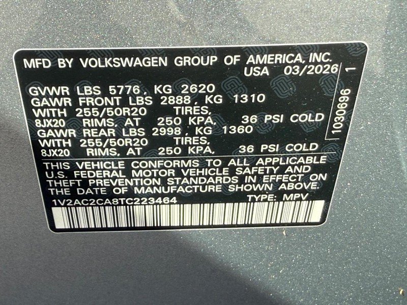 New 2026 Volkswagen Atlas Cross Sport SEL R-Line AWD/4WD image 17