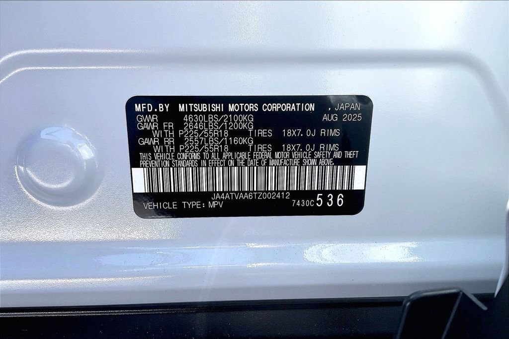 New 2026 Mitsubishi Eclipse Cross LE image 12