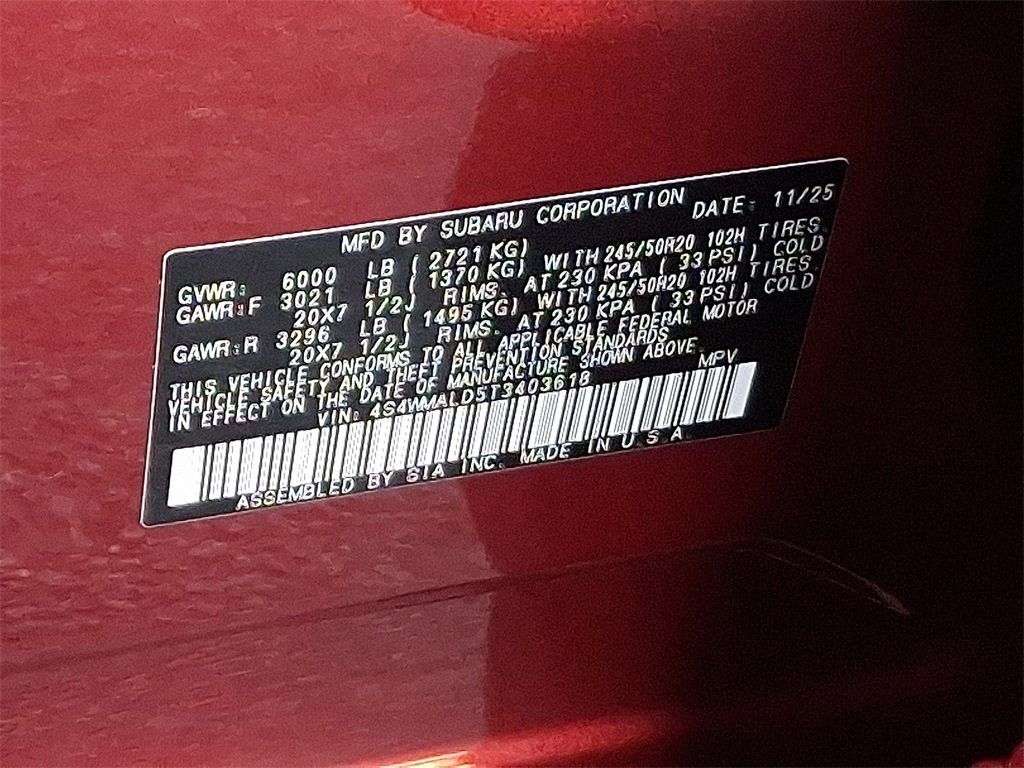 New 2026 Subaru Ascent Bronze Edition image 15