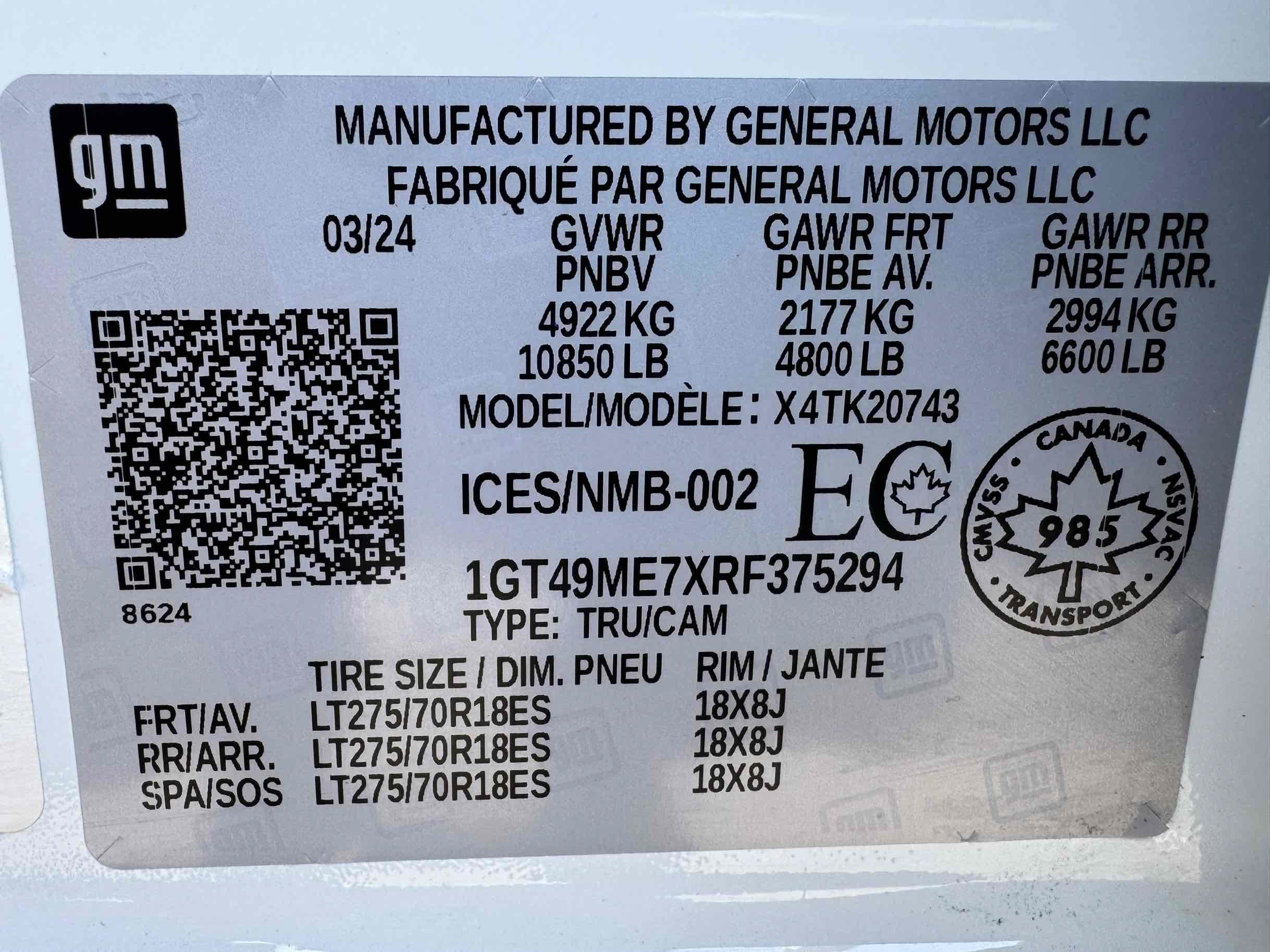 Used 2024 GMC Sierra 2500 SLE w/ SLE Convenience Package AWD/4WD image 20