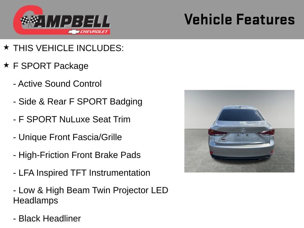 Used 2020 Lexus IS 300 F Sport image 5