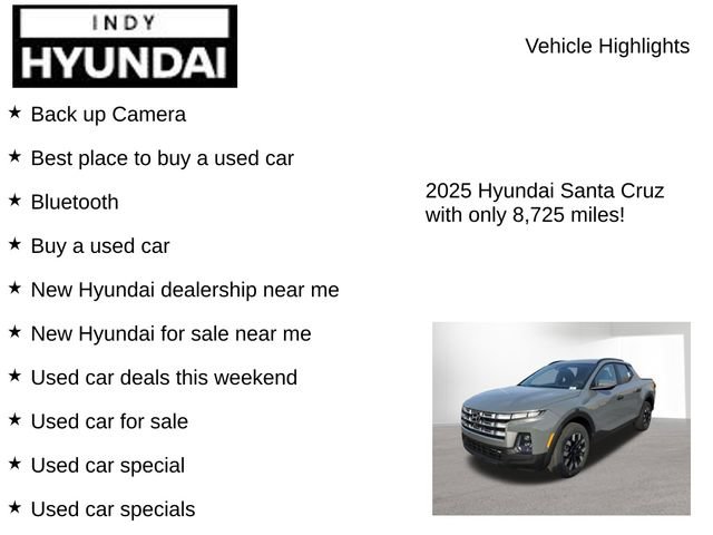 Used 2025 Hyundai Santa Cruz SEL AWD/4WD image 7