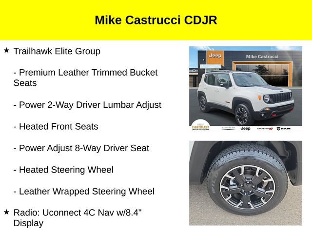 Certified 2023 Jeep Renegade Trailhawk w/ Trailhawk Elite Group AWD/4WD image 12