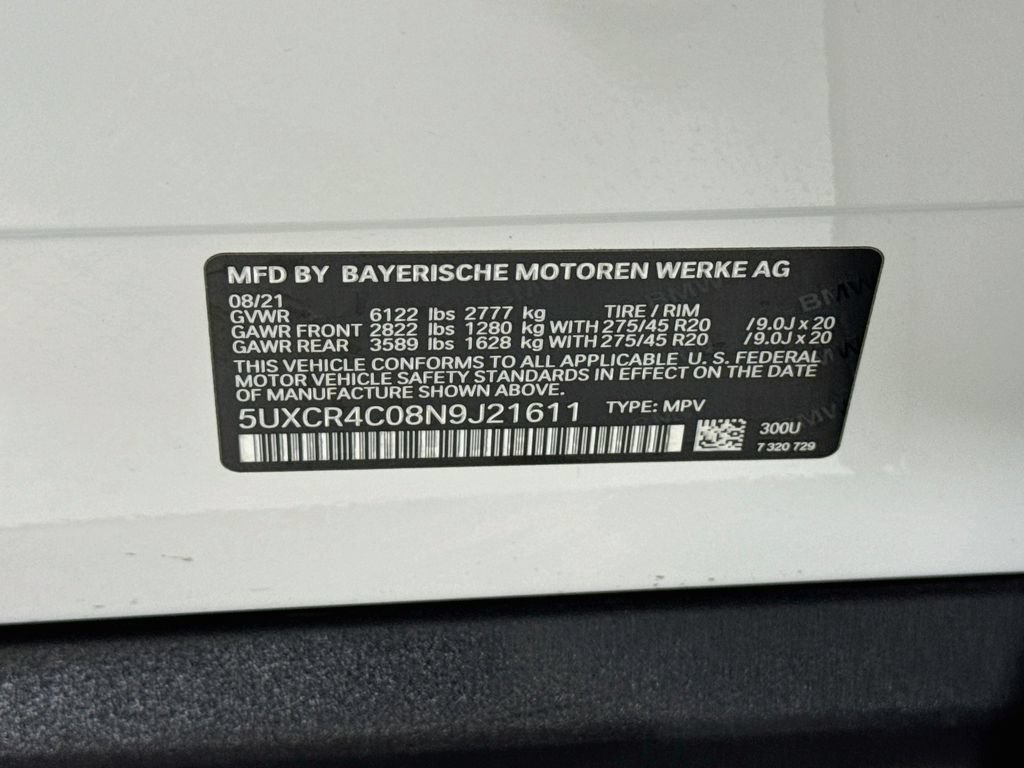 Used 2022 BMW X5 sDrive40i w/ Parking Assistance Package RWD image 35