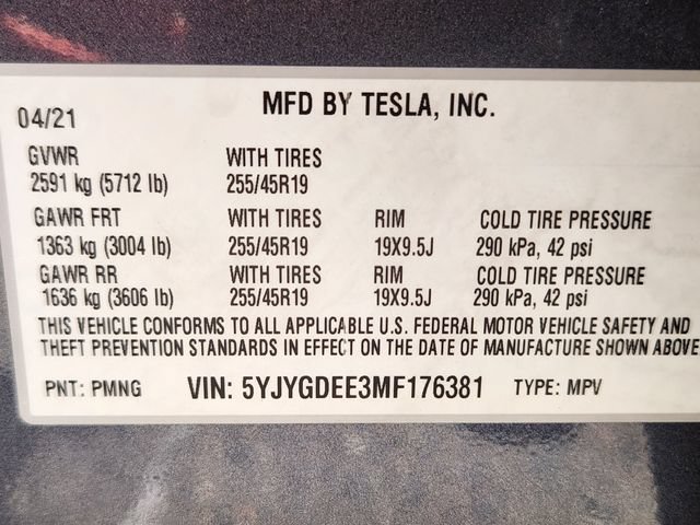 Used 2021 Tesla Model Y Long Range AWD/4WD image 25