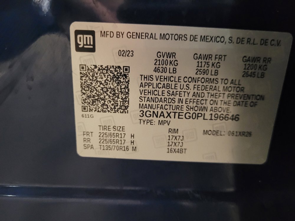 Used 2023 Chevrolet Equinox LT w/ LPO, Floor Liner Package image 33