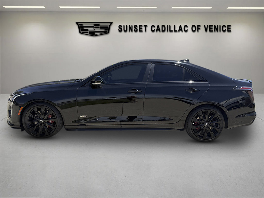 Certified 2023 Cadillac CT4 V w/ Navigation Package RWD image 6
