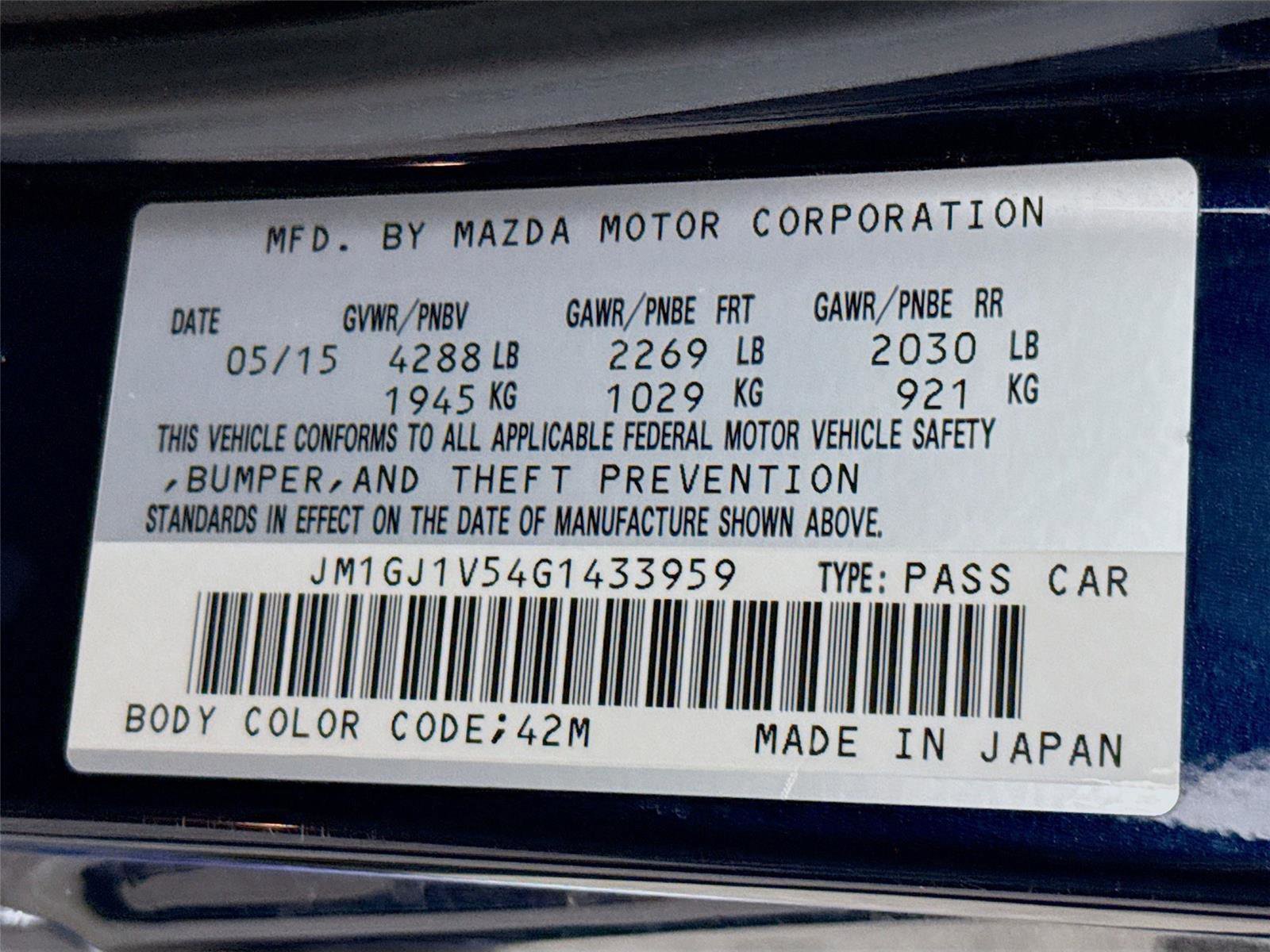 Used 2016 MAZDA MAZDA6 Touring FWD image 31