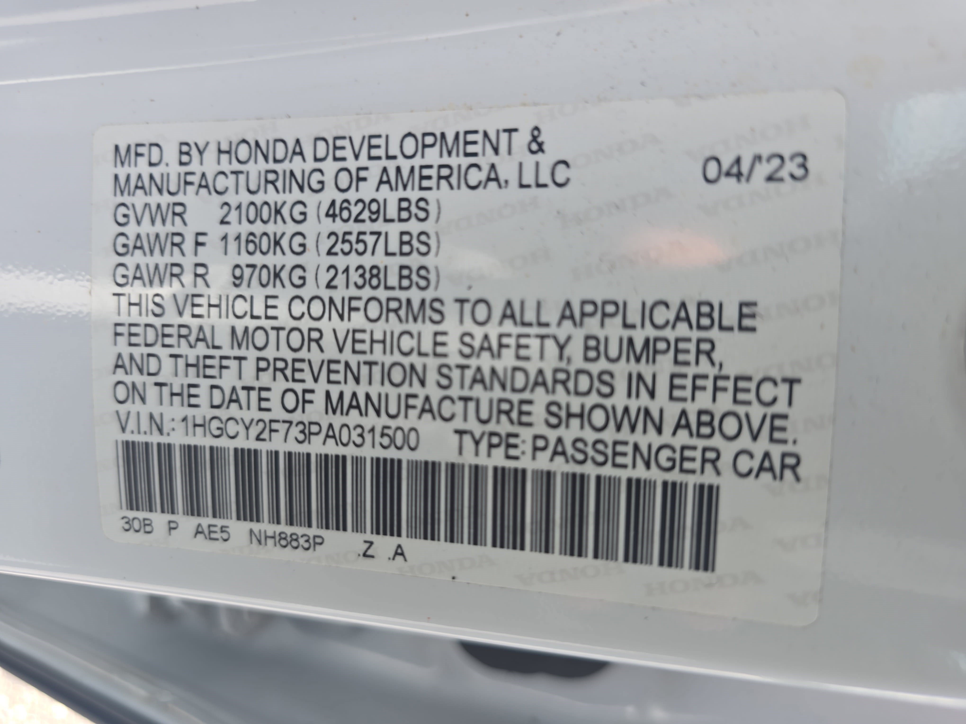 Used 2023 Honda Accord Sport image 34