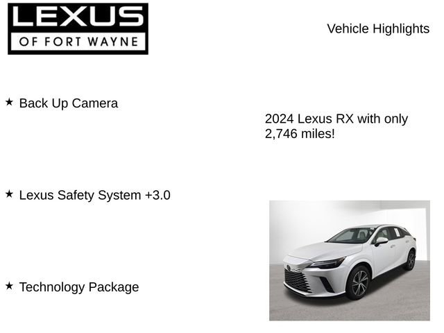Used 2024 Lexus RX 350 FWD w/ Technology Package image 7