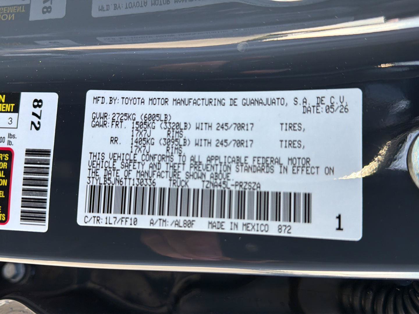 New 2026 Toyota Tacoma SR5 AWD/4WD image 34