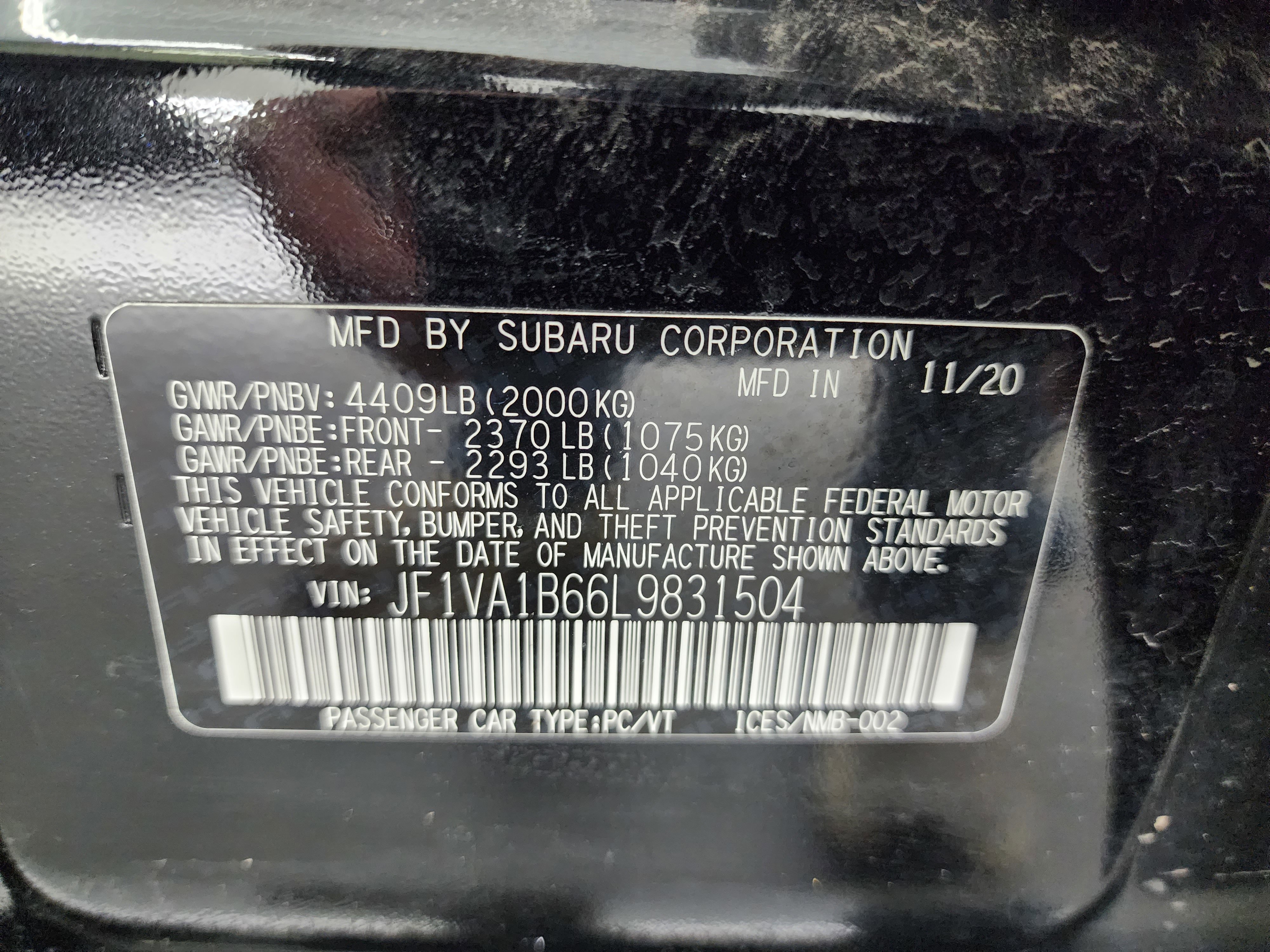 Used 2020 Subaru WRX Premium w/ Performance Package image 49