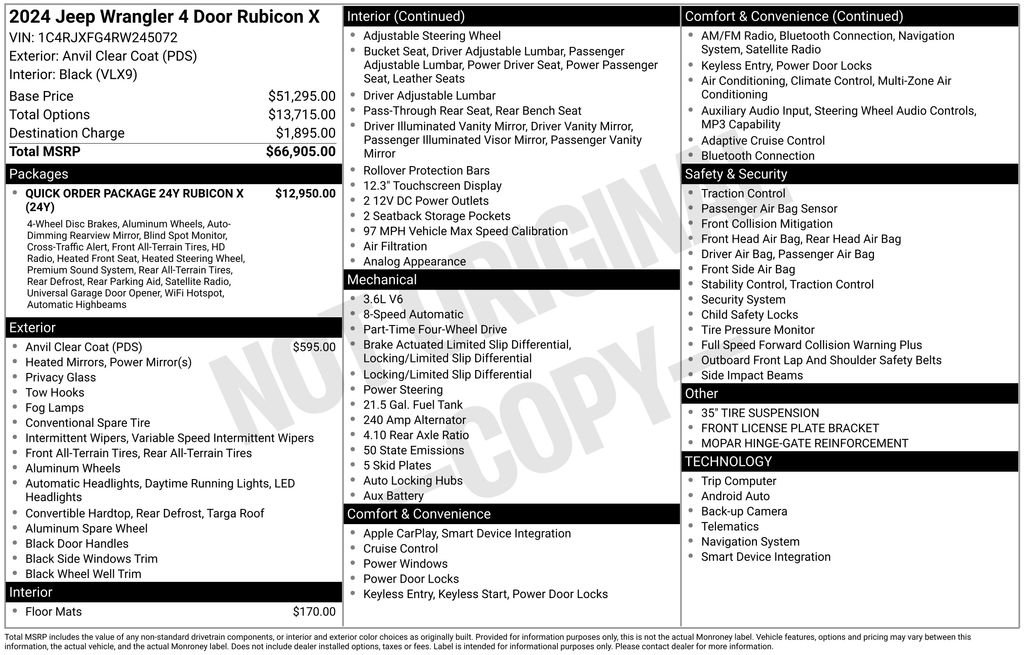 Used 2024 Jeep Wrangler Unlimited Rubicon image 6