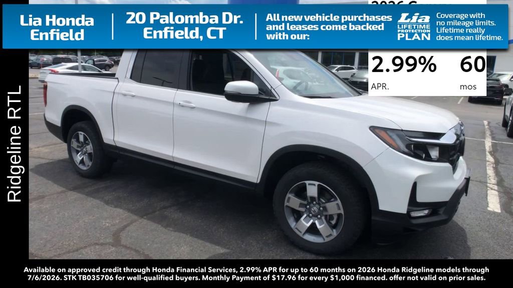 New 2026 Honda Ridgeline RTL image 2