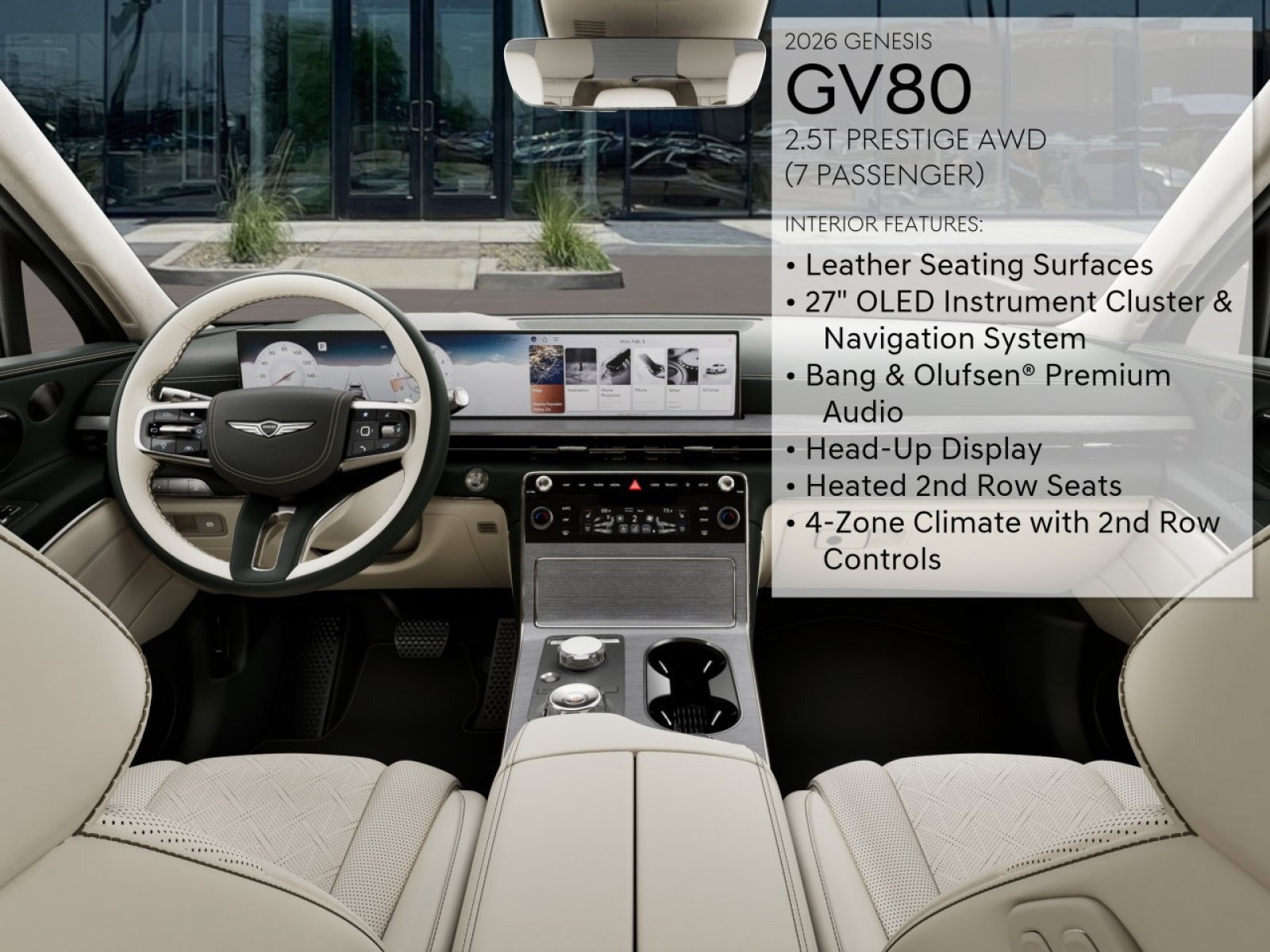 New 2026 Genesis GV80 2.5T Prestige AWD/4WD image 15