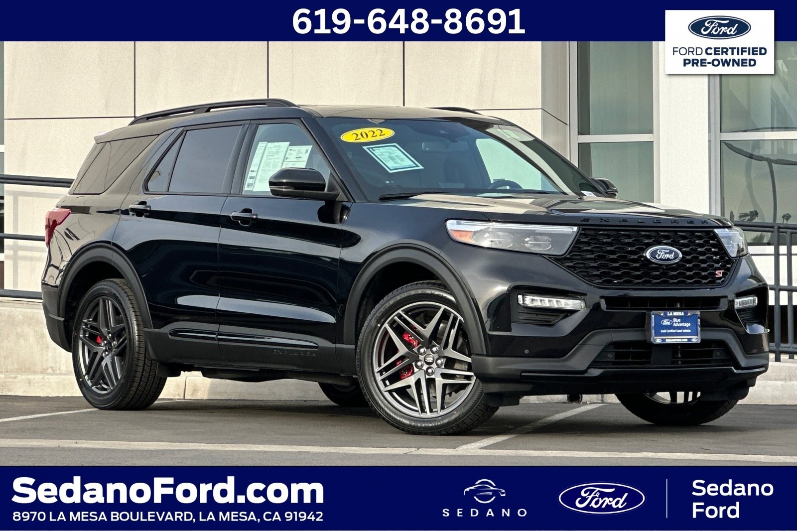 Certified 2022 Ford Explorer ST w/ Equipment Group 401A