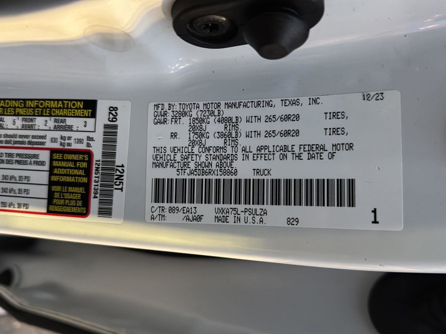 Used 2024 Toyota Tundra Limited image 38