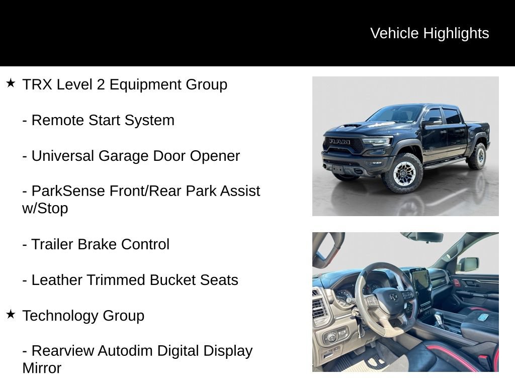 Used 2021 RAM 1500 TRX w/ TRX Level 2 Equipment Group AWD/4WD image 26