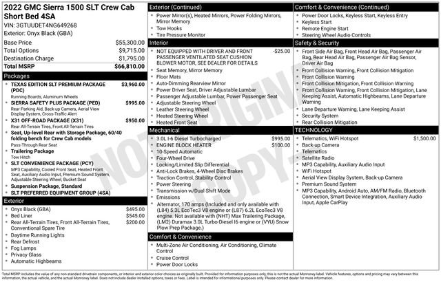 Used 2022 GMC Sierra 1500 SLT AWD/4WD image 39
