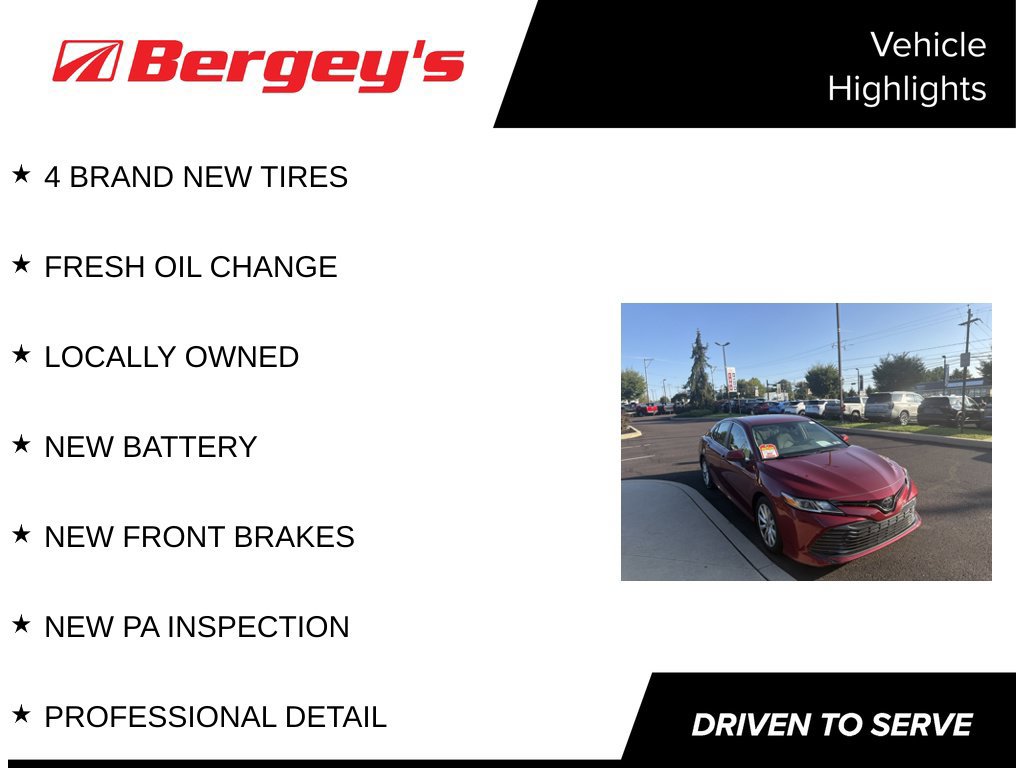 Used 2019 Toyota Camry LE FWD image 4