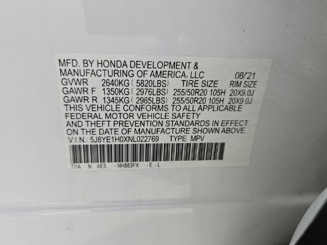 Certified 2022 Acura MDX A-Spec AWD/4WD image 7