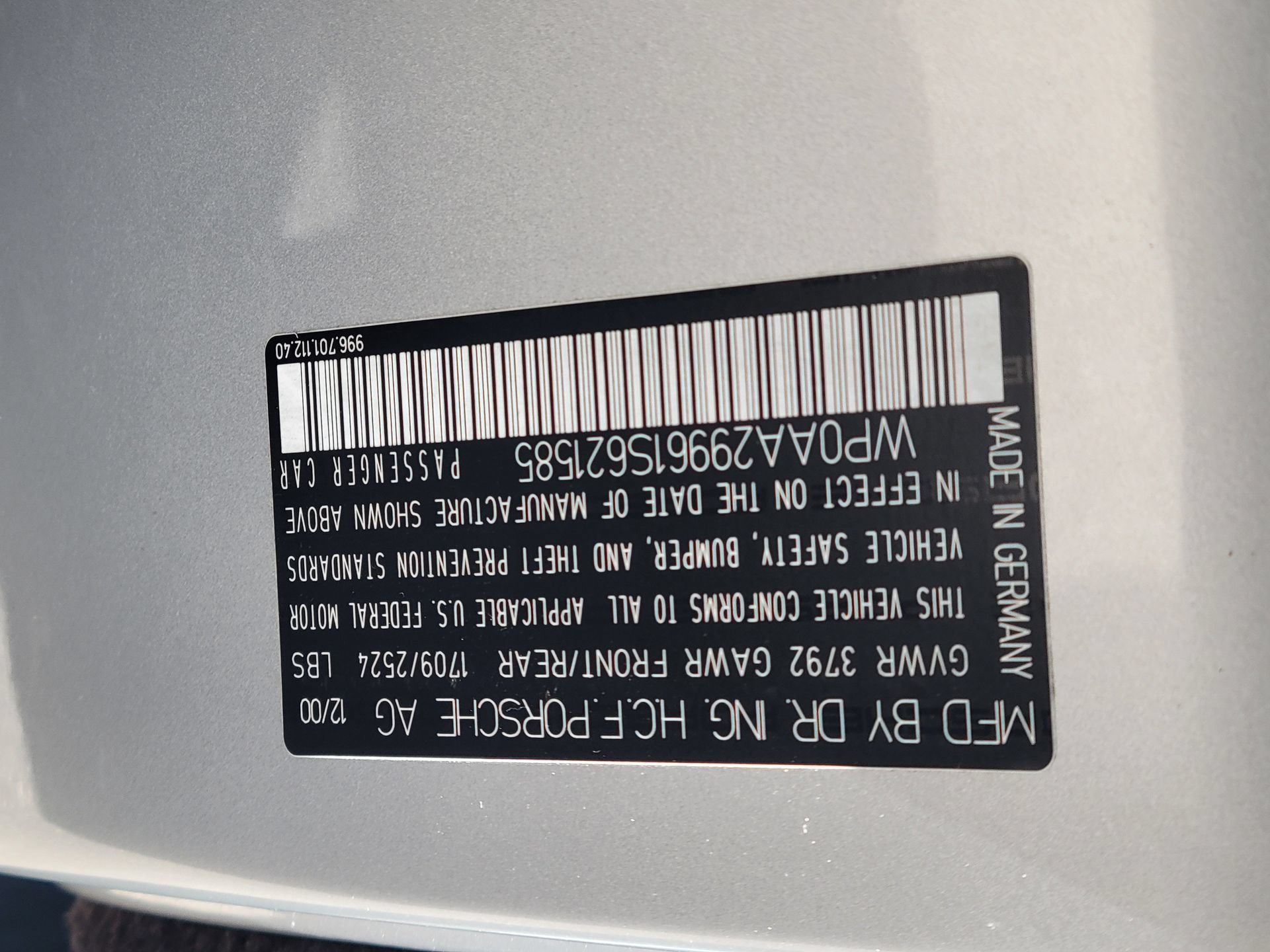 Used 2001 Porsche 911 Carrera RWD image 27