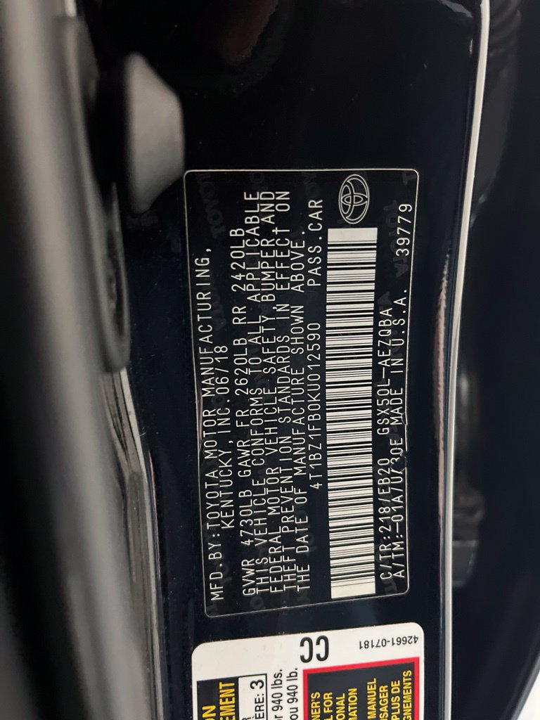 Used 2019 Toyota Avalon XSE w/ All Weather Liner Package FWD image 79