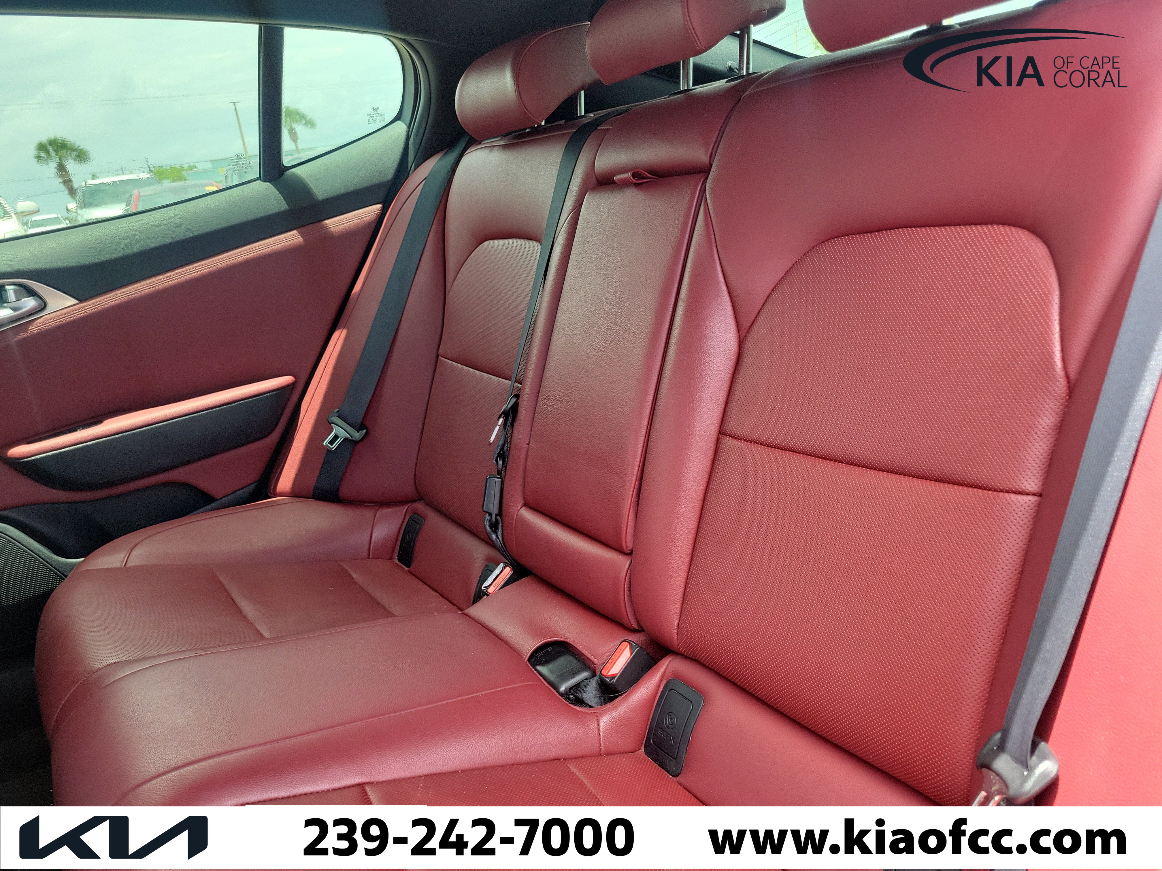 Certified 2022 Kia Stinger GT1 w/ Red Interior Color Package RWD image 14