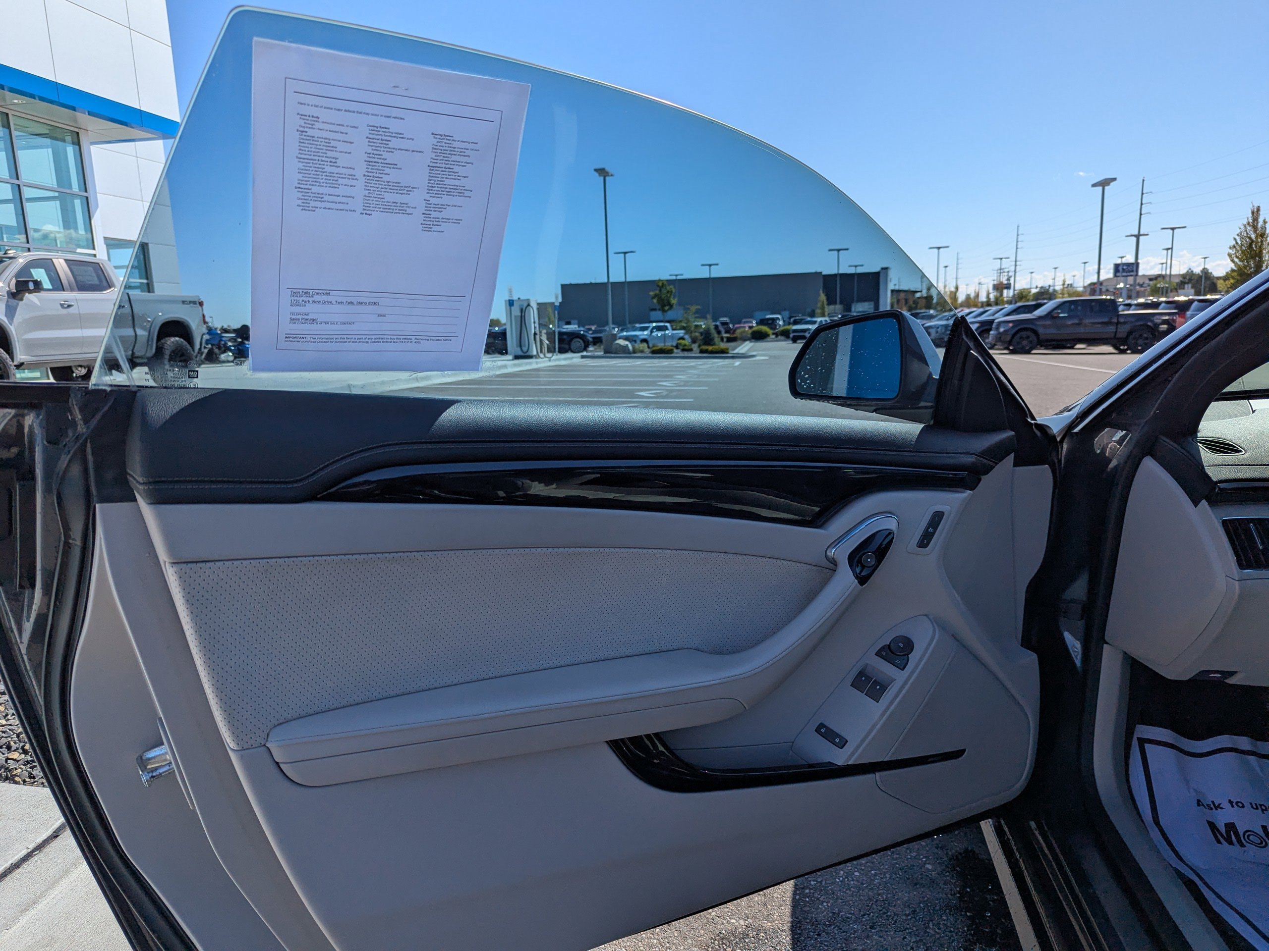 Certified 2013 Cadillac CTS V w/ Wood Trim Package RWD image 10