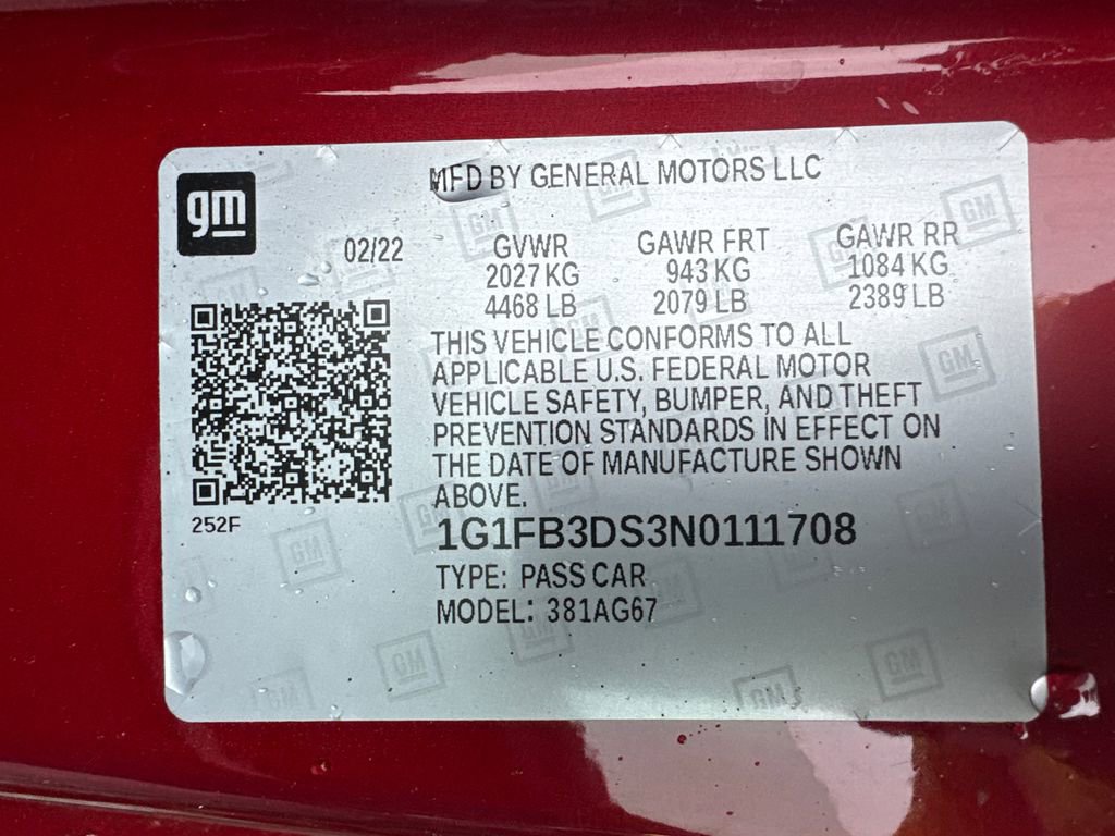 Used 2022 Chevrolet Camaro LT w/ RS Package image 26