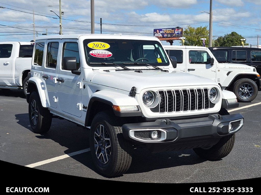 Certified 2026 Jeep Wrangler Unlimited Sahara