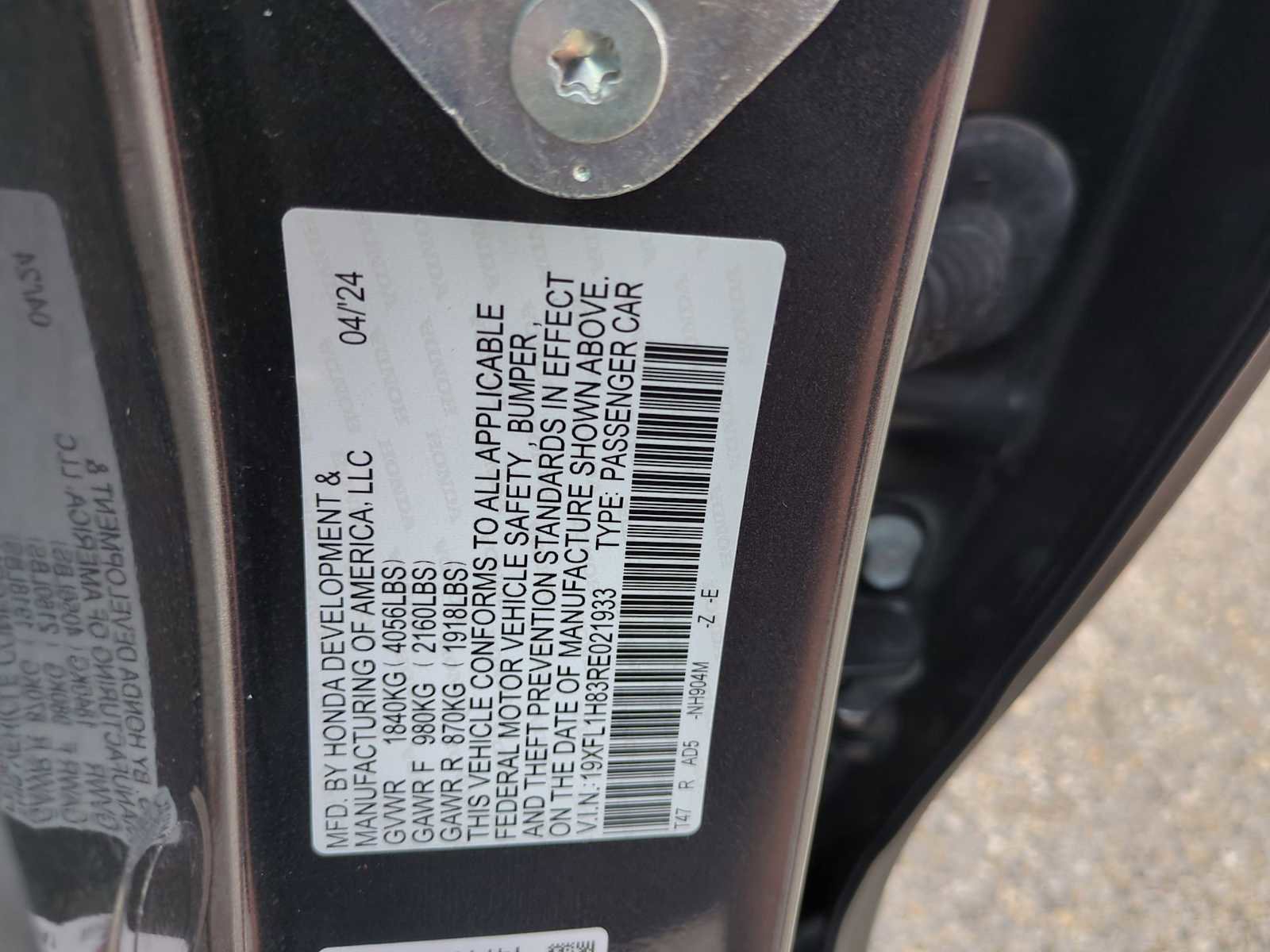 Used 2024 Honda Civic Sport Touring image 34