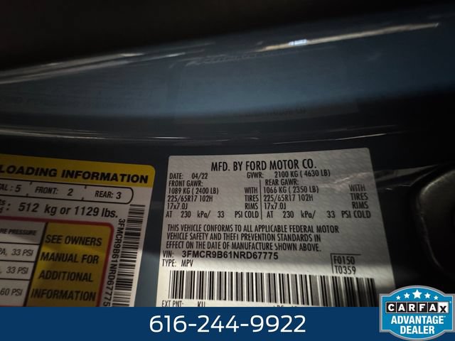 Used 2022 Ford Bronco Sport Big Bend w/ Convenience Package AWD/4WD image 27