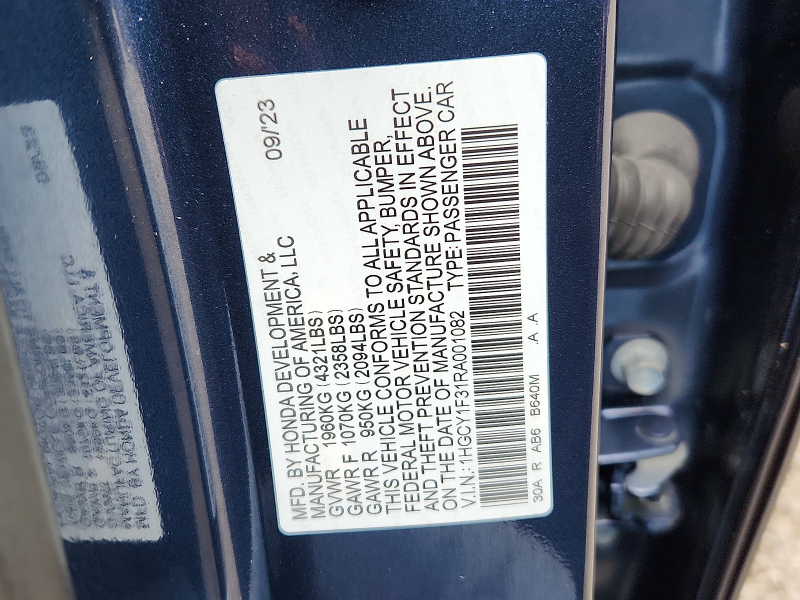 Used 2024 Honda Accord EX image 26