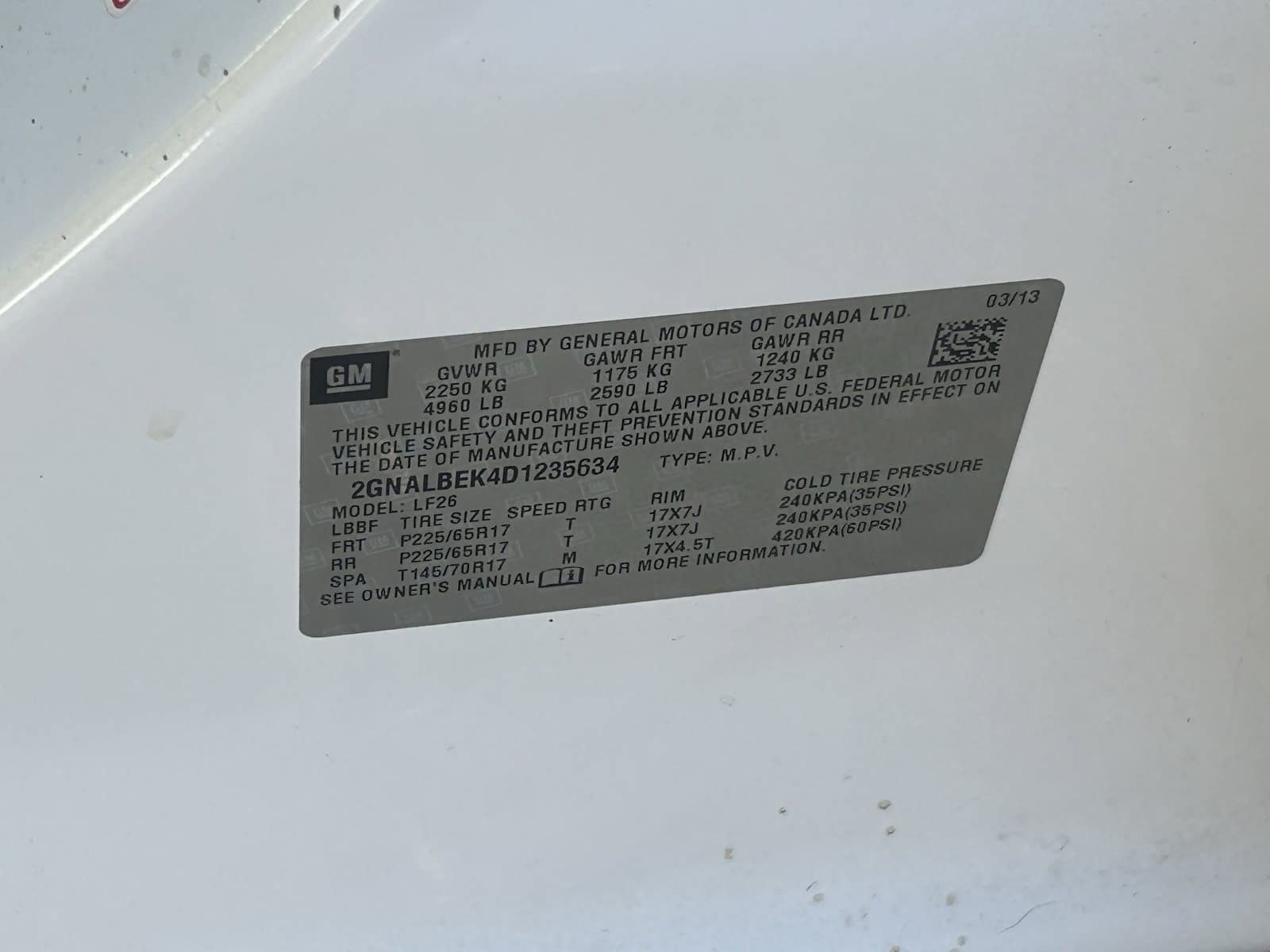 Used 2013 Chevrolet Equinox LS FWD image 34