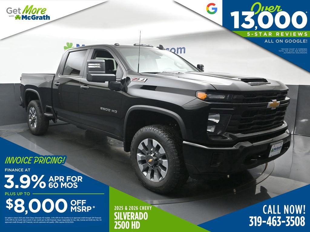 New 2026 Chevrolet Silverado 2500 Custom w/ Custom Value Package