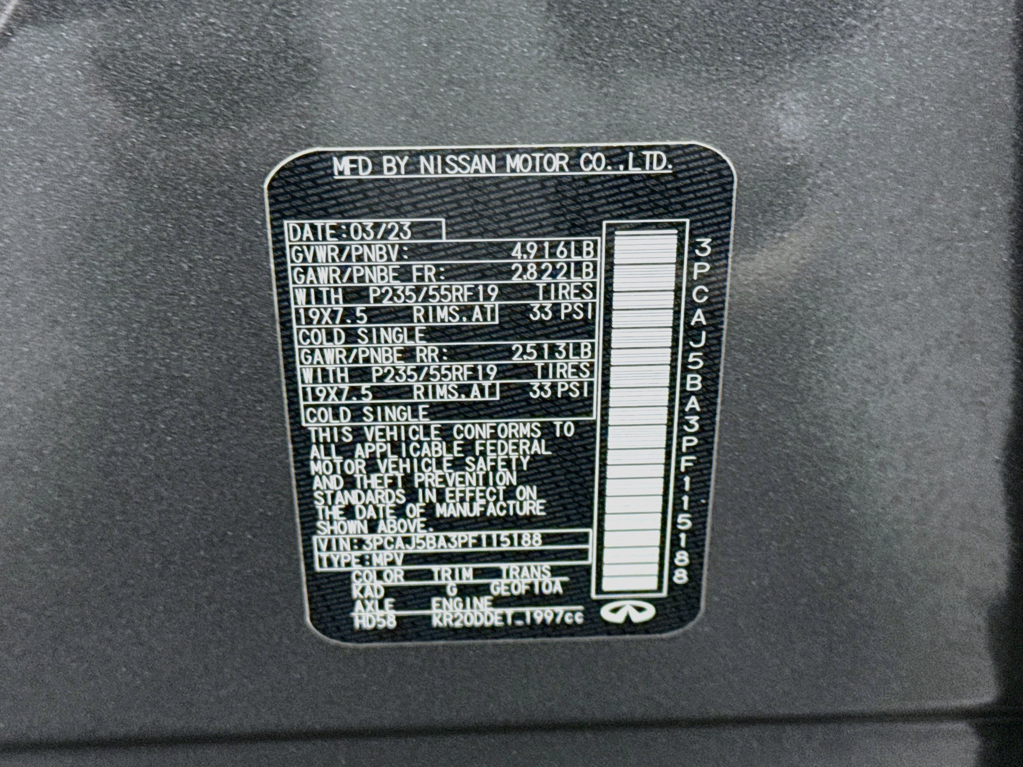 Used 2023 INFINITI QX50 Luxe FWD image 12