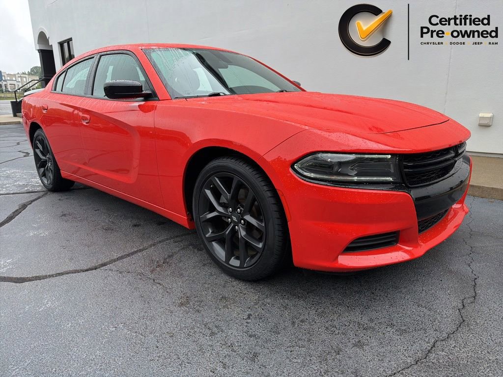 Certified 2022 Dodge Charger SXT w/ Blacktop Package RWD image 2