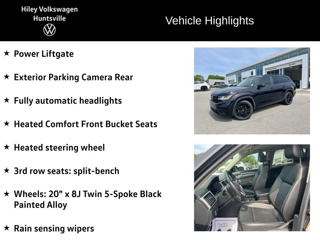 Used 2022 Volkswagen Atlas SEL R-Line AWD/4WD image 12
