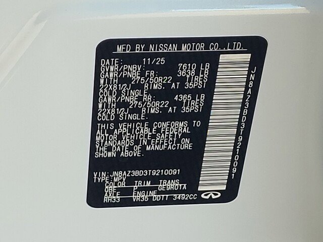 New 2026 INFINITI QX80 Luxe w/ Cargo Package image 24