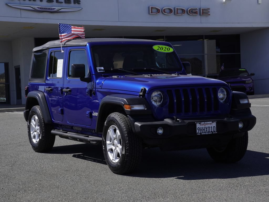 Certified 2020 Jeep Wrangler Unlimited Sport S AWD/4WD image 2