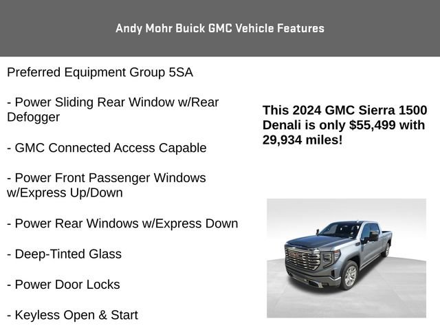 Used 2024 GMC Sierra 1500 Denali w/ Technology Package image 8