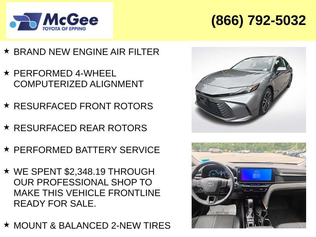 Certified 2025 Toyota Camry XLE AWD/4WD image 15