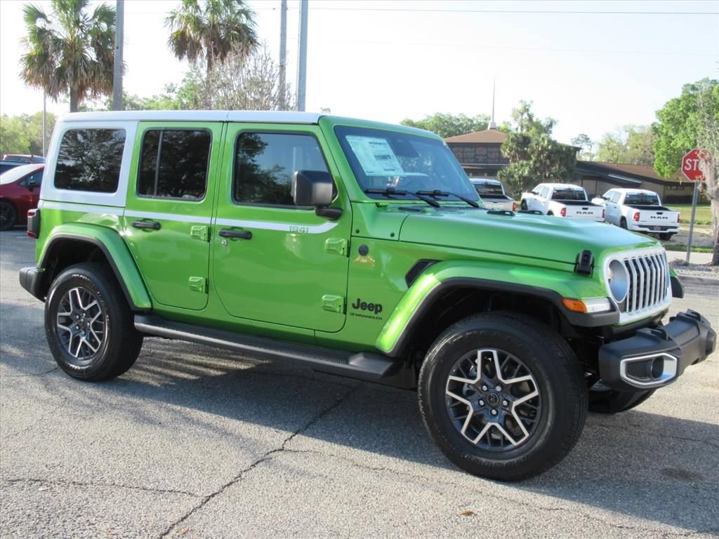 New 2026 Jeep Wrangler Unlimited Sahara w/ Whitecap Package AWD/4WD image 2