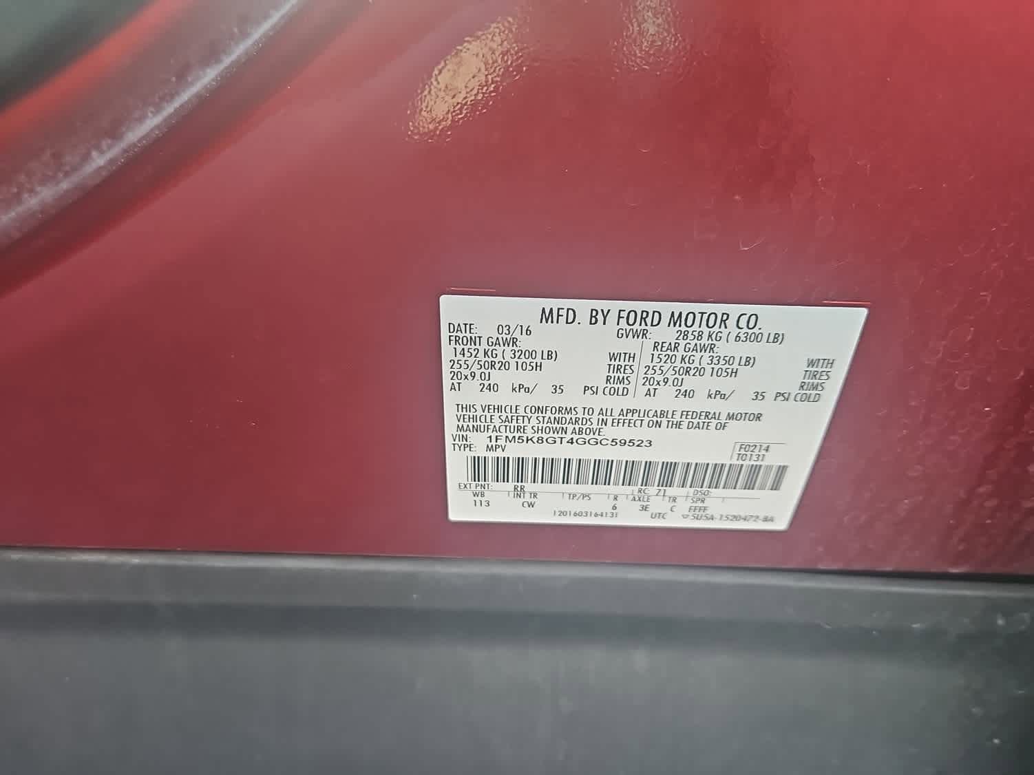 Used 2016 Ford Explorer Sport w/ Equipment Group 401A image 21